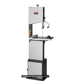 Continuously variable benchtop metal bandsaw for precision metal cutting and fabrication work