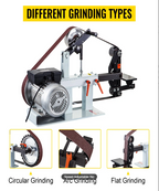 Professional belt sander grinder for welding and fabrication shops