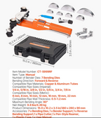 Professional pipe bending tool for refrigeration maintenance