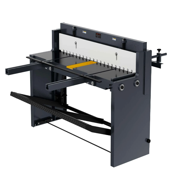 heavy duty floor mounted shear cutting steel and aluminum sheets with precision