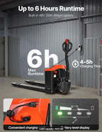 Electric pallet jack designed to streamline inventory movement and increase warehouse productivity.