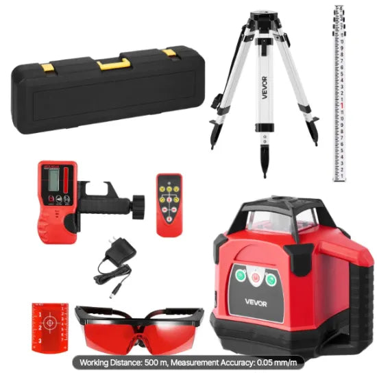 Rotary Laser Level for Concrete Foundation Work