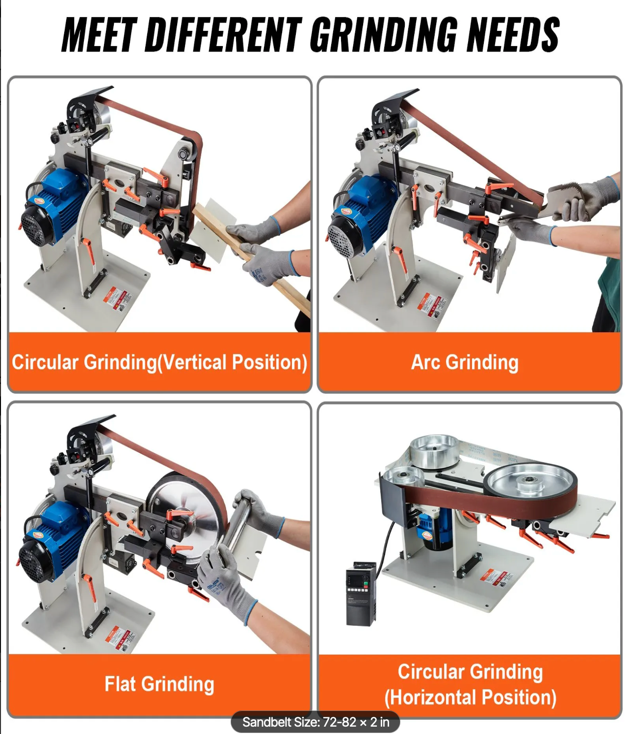 2-Position Horizontal Band Saw – Multi-Material Cutting Machine for Metal, Wood & Plastic