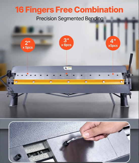 industrial sheet metal bending machine producing accurate bends for manufacturing and production